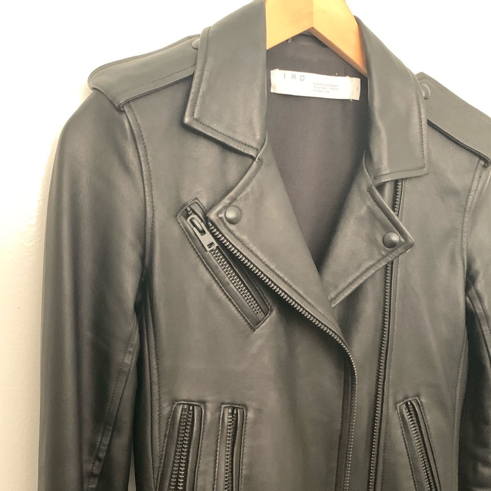 Iro Han Leather Jacket - Picture 5 of 8